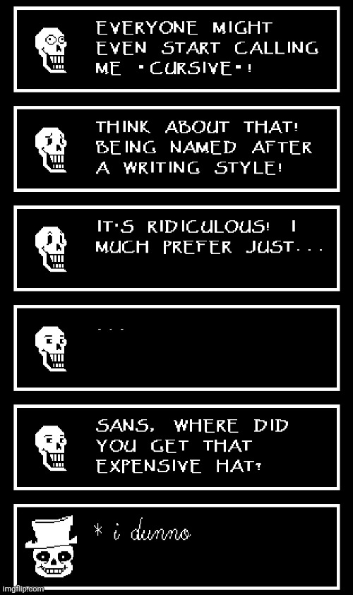I read the undertale newsletter and found this | image tagged in undertale | made w/ Imgflip meme maker