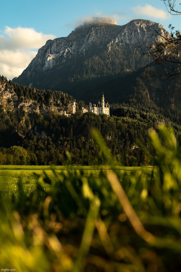 Schloss Neuschwanstein, Germany | image tagged in germany,castle,photography | made w/ Imgflip meme maker