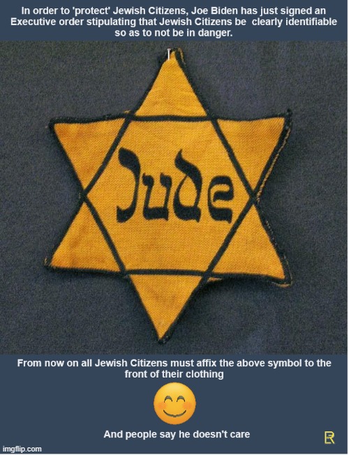 Joe Biden's Jewish Solution (pic) | image tagged in biden,jews | made w/ Imgflip meme maker