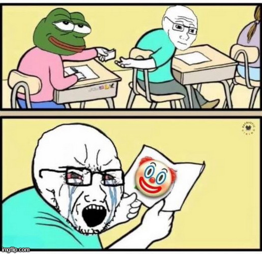 It's a clown world... libs are triggered by clown emoji... | image tagged in libs,triggered,by clown emoji | made w/ Imgflip meme maker