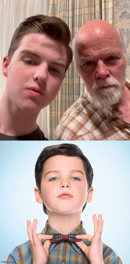 image tagged in young sheldon | made w/ Imgflip meme maker