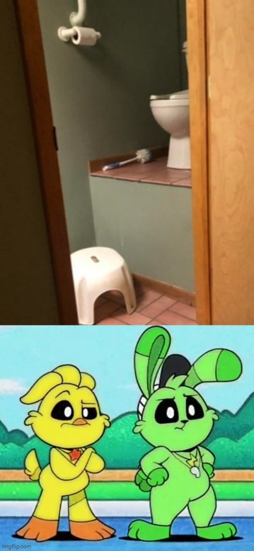 The Toilet has the high ground now. | image tagged in toilet | made w/ Imgflip meme maker