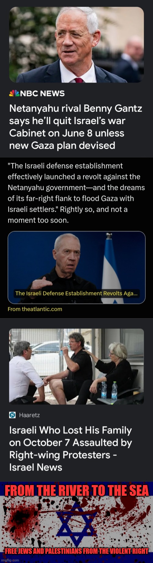 Enantiodromia: zionism harms and kills actual Jews. | FROM THE RIVER TO THE SEA; FREE JEWS AND PALESTINIANS FROM THE VIOLENT RIGHT | image tagged in palestinian lives matter,jewish lives matter,national identity doesn't matter | made w/ Imgflip meme maker