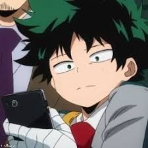 image tagged in deku dissapointed | made w/ Imgflip meme maker