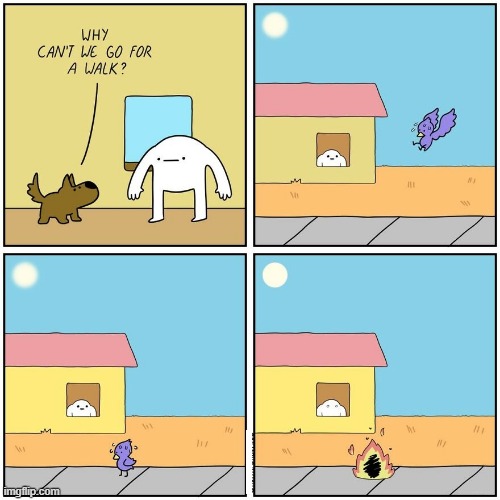 No Outside | image tagged in comics | made w/ Imgflip meme maker