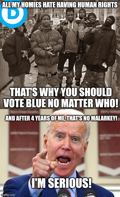 Image Tagged In All My Homies Hate Joe Biden No Malarkey Imgflip