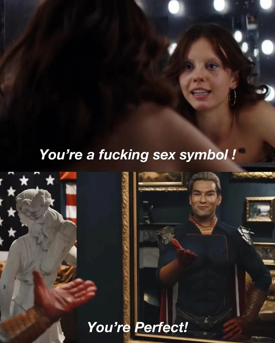 Sex Symbol Homelander Blank Template Imgflip