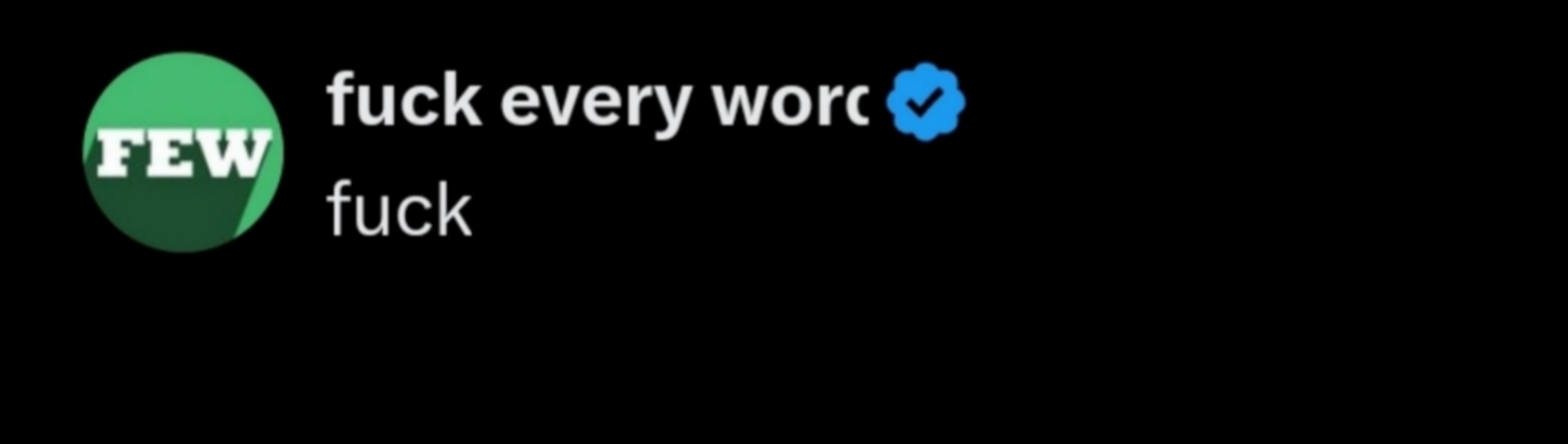 Fuck Every Word Blank Template Imgflip