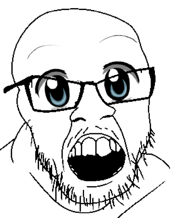 Soyjak Feraljak With Anime Eyes Blank Template Imgflip