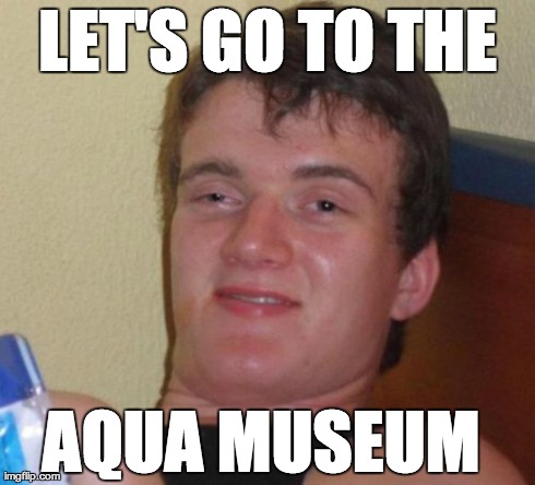 My boyfriend wanted to go to the aquarium.