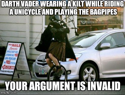 Invalid Argument Vader | image tagged in memes,invalid argument vader | made w/ Imgflip meme maker