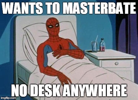 spiderman desk meme blank