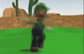 You Spin Me Right Round | image tagged in gifs,luigi,awesome | made w/ Imgflip video-to-gif maker