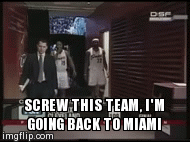 Lebron Not Happy Going back to Miami | image tagged in gifs,celebs,basketball | made w/ Imgflip video-to-gif maker