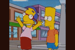 Los mejores momentos de Milhouse en GIFS Los mejores momentos de Milhouse en GIFS