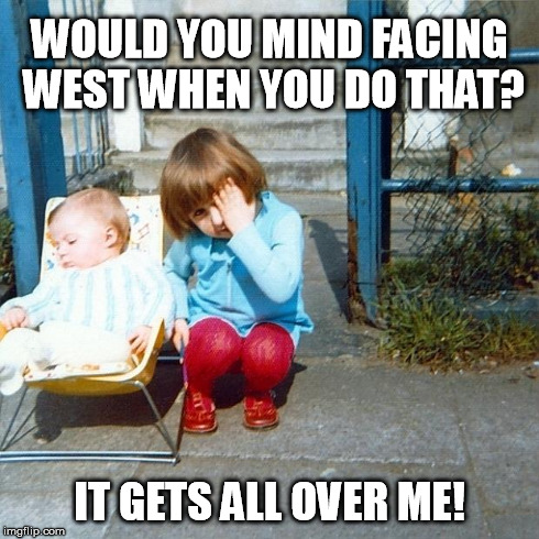 WOULD YOU MIND FACING WEST WHEN YOU DO THAT? IT GETS ALL OVER ME! | image tagged in fluteboy | made w/ Imgflip meme maker