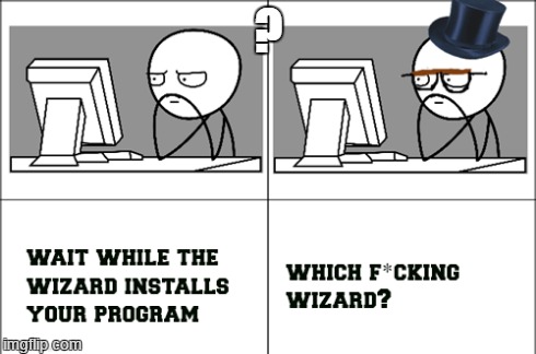 Wizard?  | ? | image tagged in picard wtf,captain picard facepalm,rage comics,computer guy,imagination spongebob,i see what you did there | made w/ Imgflip meme maker