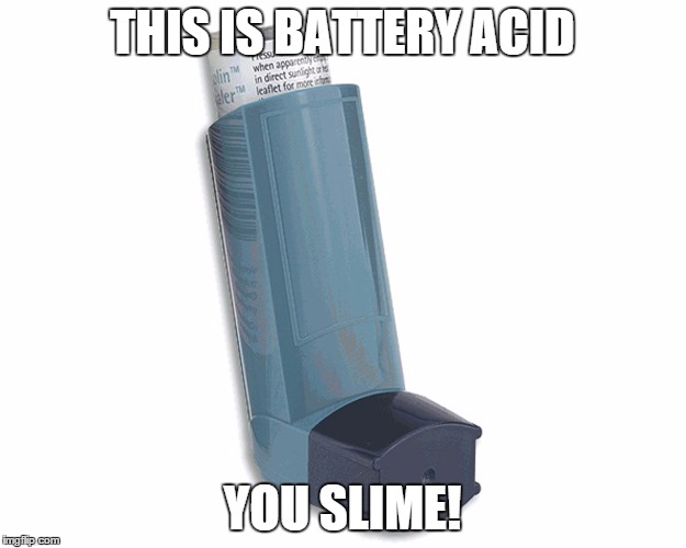 THIS IS BATTERY ACID YOU SLIME! | image tagged in pennywise | made w/ Imgflip meme maker