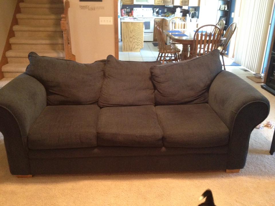 Navy Blue Couch Blank Meme Template