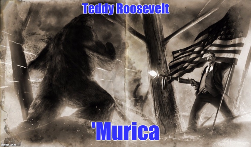 Teddy Roosevelt 'Murica | made w/ Imgflip meme maker