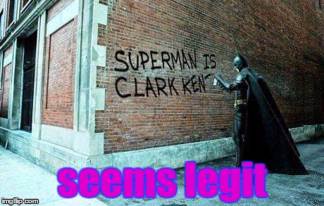 Batman vs. Superman back alley edition | seems legit | image tagged in funny,memes,batman,superman,seems legit | made w/ Imgflip meme maker