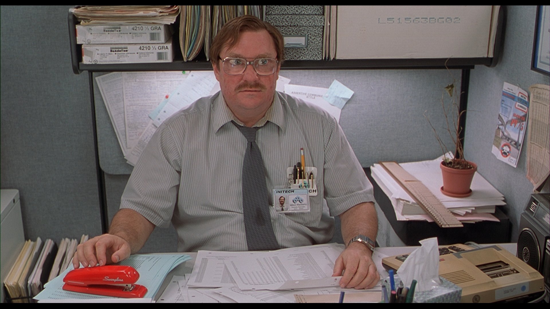 High Quality Milton Office Space Blank Meme Template
