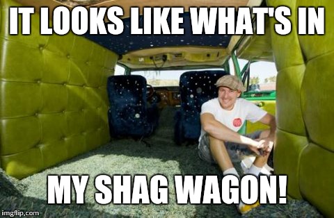 IT LOOKS LIKE WHAT'S IN MY SHAG WAGON! | made w/ Imgflip meme maker