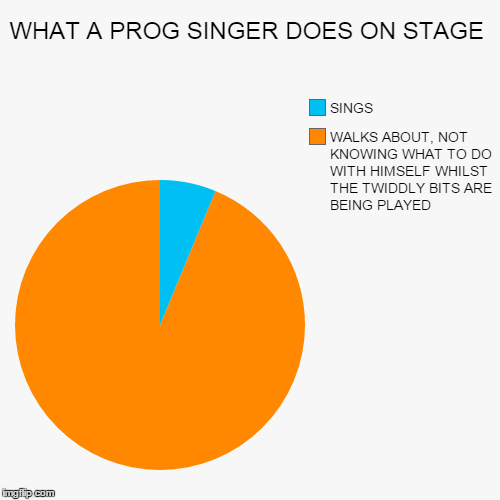 Prog Singer | image tagged in funny,pie charts,progressive,rock,music | made w/ Imgflip chart maker