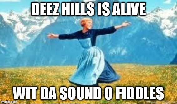 DEEZ HILLS IS ALIVE WIT DA SOUND O FIDDLES | made w/ Imgflip meme maker