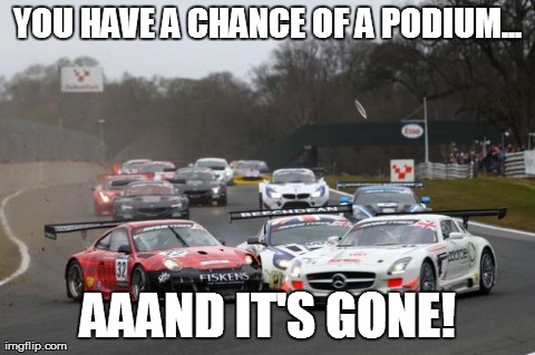 YOU HAVE A CHANCE OF A PODIUM... AAAND IT'S GONE! | image tagged in specsavers | made w/ Imgflip meme maker