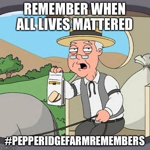 Pepperidge Farms Cookies Are A Tweet | REMEMBER WHEN ALL LIVES MATTERED; #PEPPERIDGEFARMREMEMBERS | image tagged in memes,pepperidge farm remembers,all lives matter,black lives matter,twitter,tweet | made w/ Imgflip meme maker