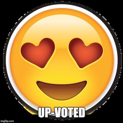 Love Emoji | UP-VOTED | image tagged in love emoji | made w/ Imgflip meme maker