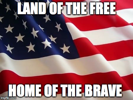 land of the free home of the brave removed