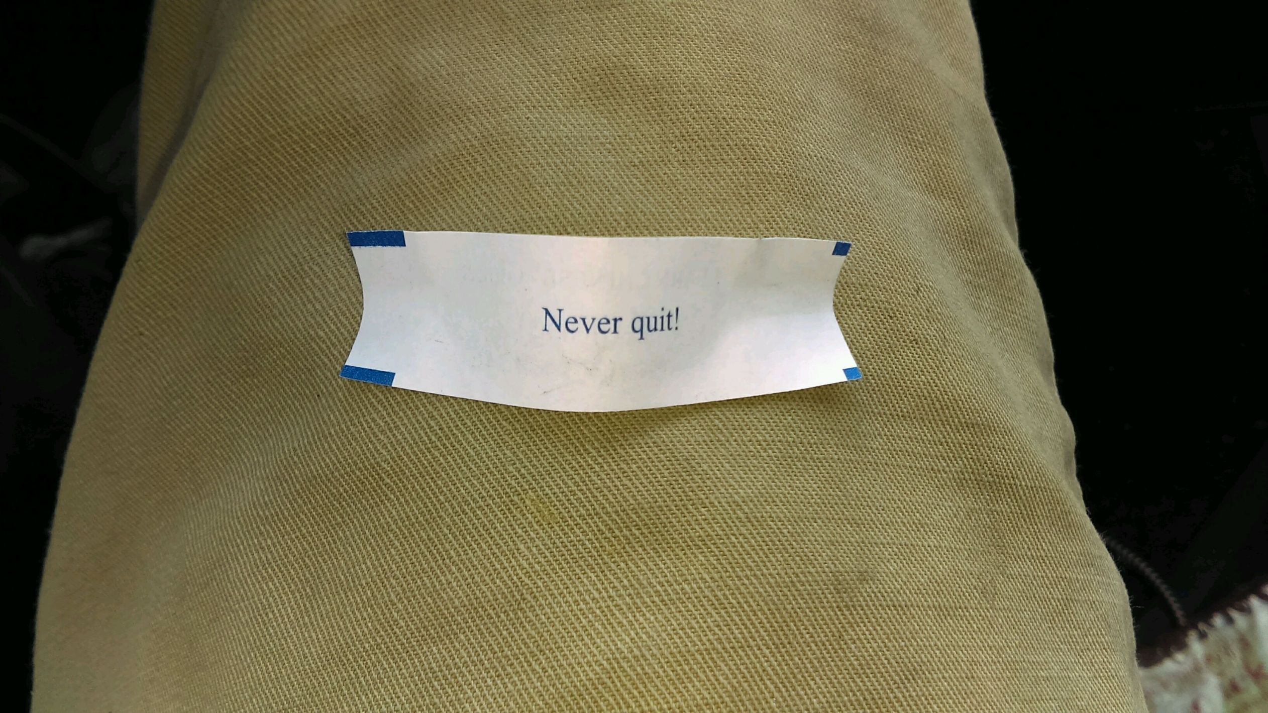 High Quality never quit Blank Meme Template