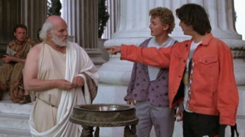 Bill and Ted socrates Blank Meme Template