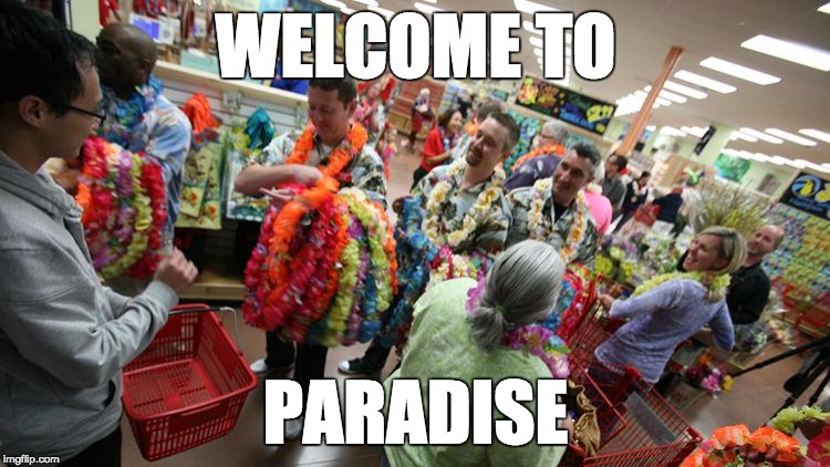 WELCOME TO; PARADISE | made w/ Imgflip meme maker