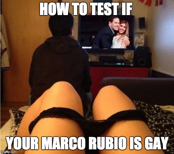 HOW TO TEST IF YOUR MARCO RUBIO IS GAY | made w/ Imgflip meme maker