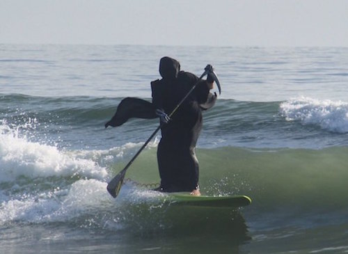 Surfing Grim Reaper Blank Meme Template