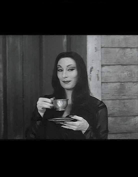 Morticia coffe Blank Meme Template