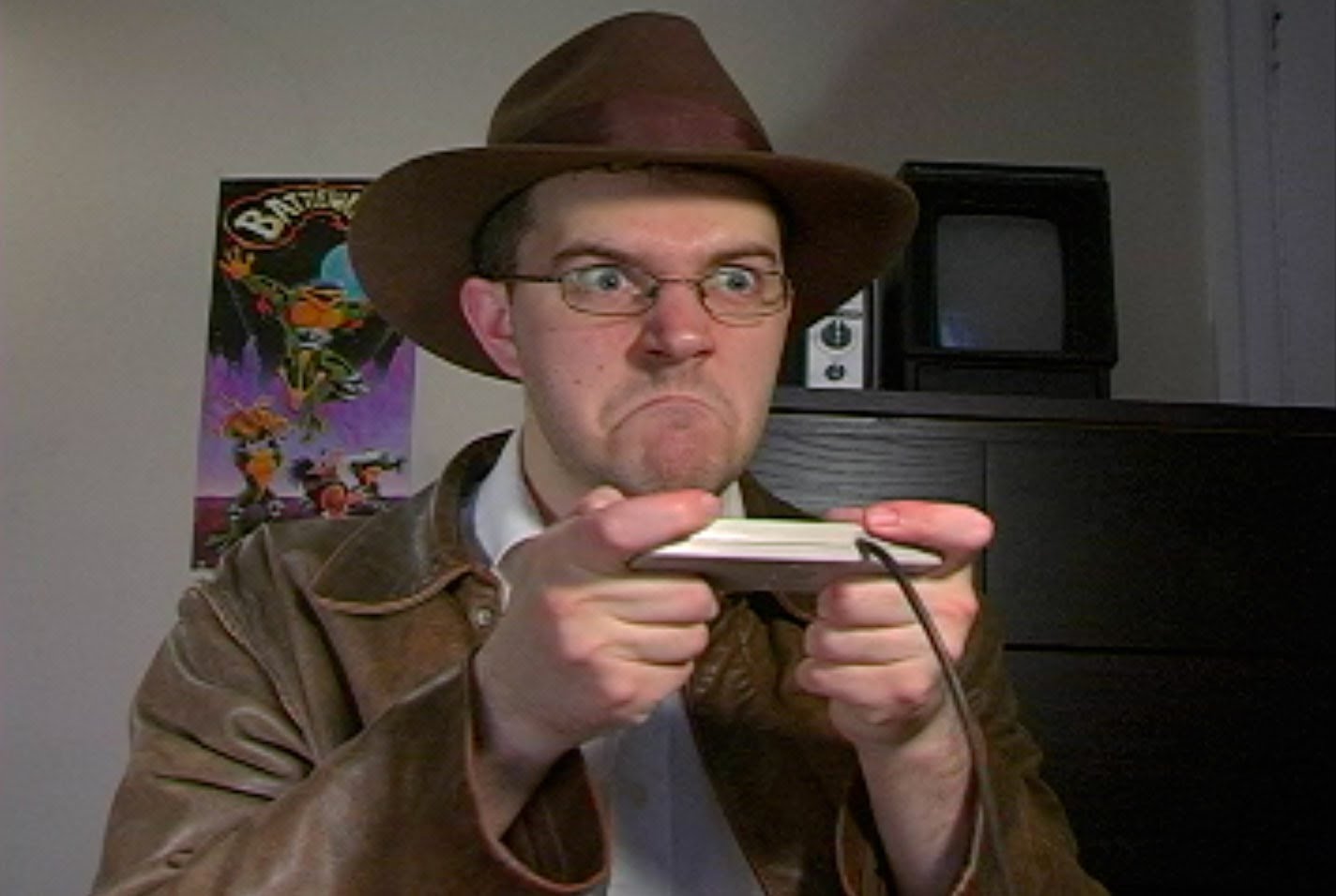 Angry AVGN  Blank Meme Template