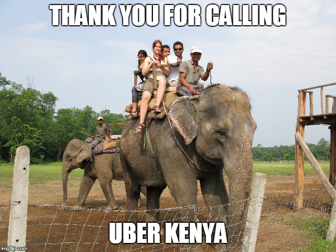 THANK YOU FOR CALLING UBER KENYA | made w/ Imgflip meme maker