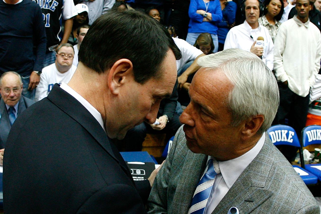 Coach K versus Ole' Roy Blank Meme Template