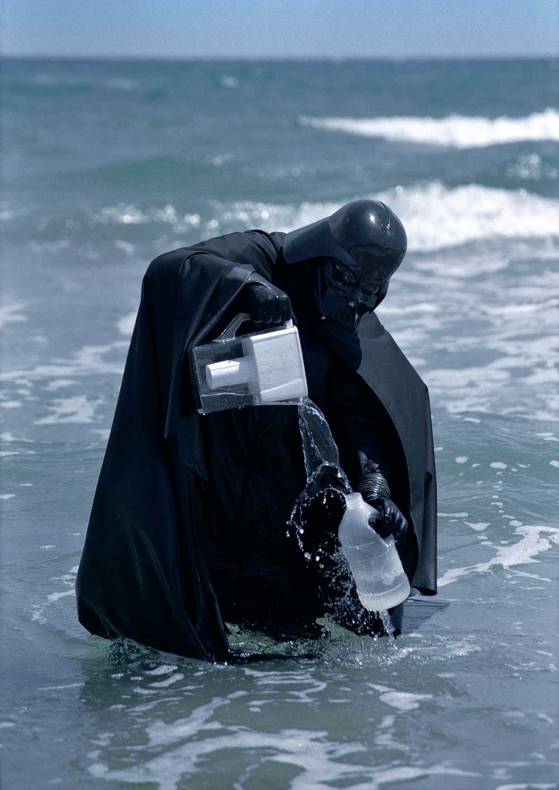 High Quality Vader Water Blank Meme Template
