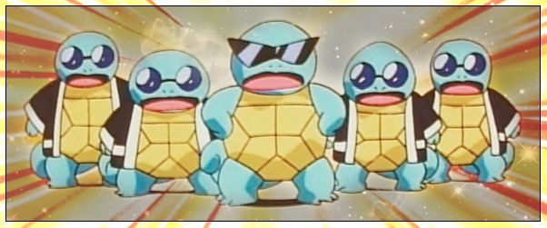 Squirtle Squad Blank Meme Template