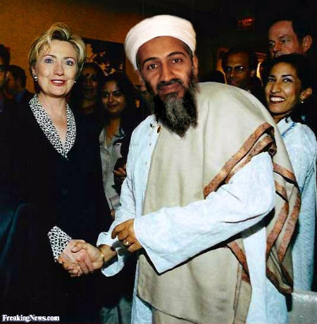 hillary binladen Blank Meme Template