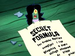 Plankton secret formula Blank Meme Template