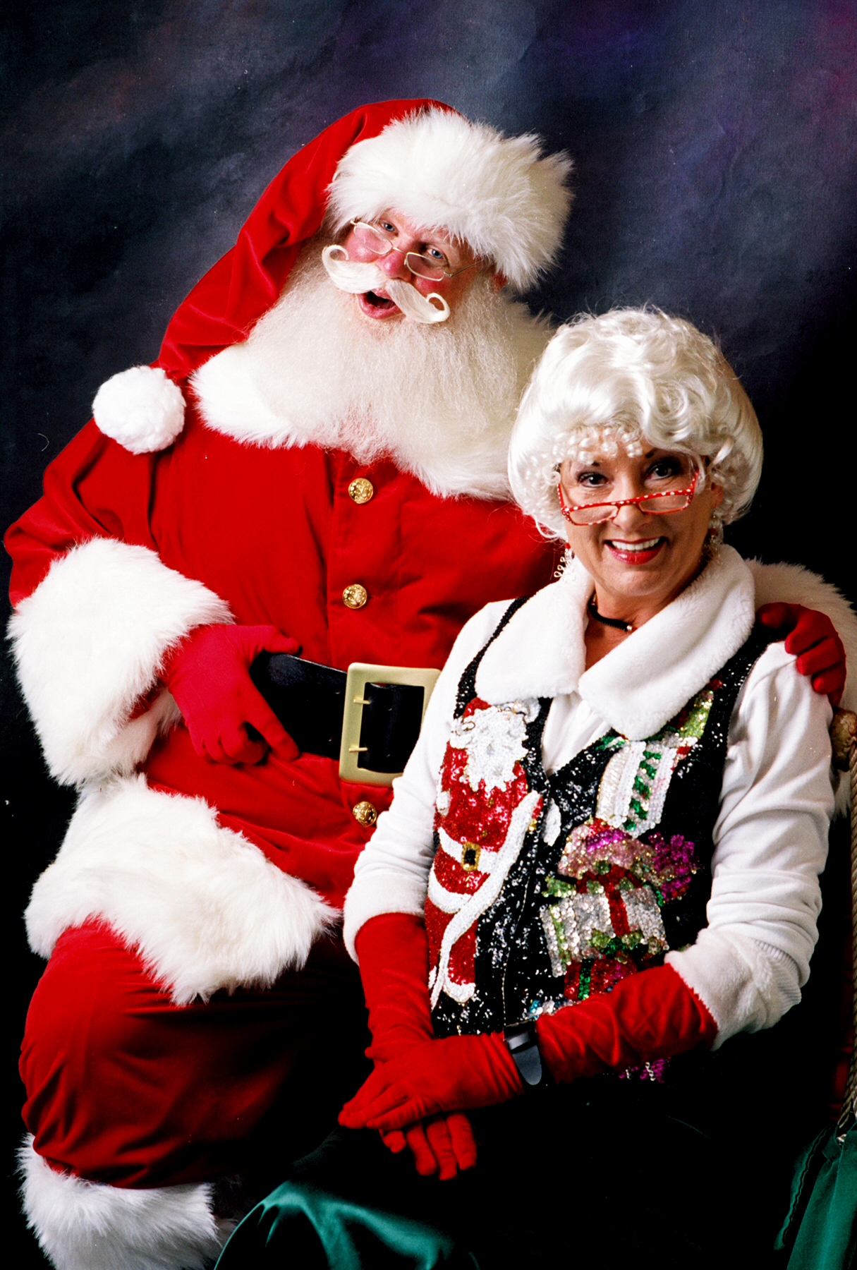 Santa and Mrs. Claus. 