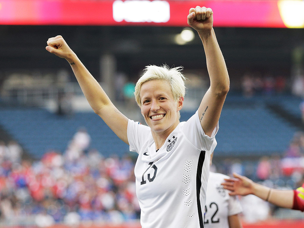 High Quality megan rapinoe Blank Meme Template