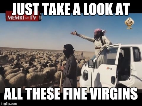 JUST TAKE A LOOK AT ALL THESE FINE VIRGINS | made w/ Imgflip meme maker
