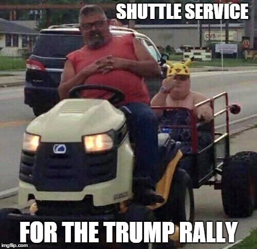 Uber | SHUTTLE SERVICE; FOR THE TRUMP RALLY | image tagged in donald trump,trump,trump 2016 | made w/ Imgflip meme maker